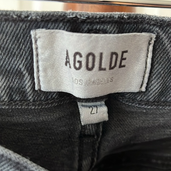 Agolde Distressed Crop Jeans - Picture 2 of 3